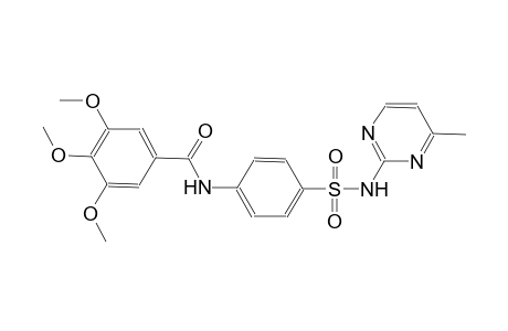 3,4,5-trimethoxy-N-(4-{[(4-methyl-2-pyrimidinyl)amino]sulfonyl}phenyl)benzamide