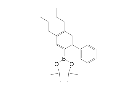 2-[4,5-Dipropyl(1,1'-biphenyl)-2-yl]-4,4,5,5-tetramethyl-1,3,2-dioxaborolane