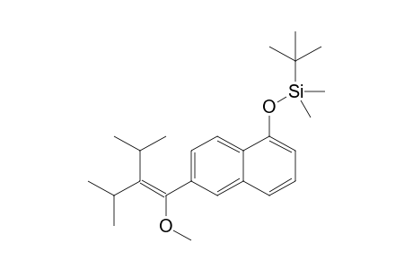 2-[5-(tert-Butyldimethylsilyloxy)-2-naphthyl]-1,1-diisopropyl-2-methoxyethylene