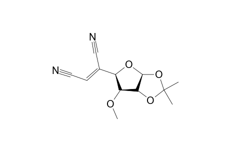 (E)-5-Cyano-5,6-dideoxy-1,2-O-isopropylidene-3-O-methyl-5-.alpha.-D-xylo-hepteno-furannurononitrile