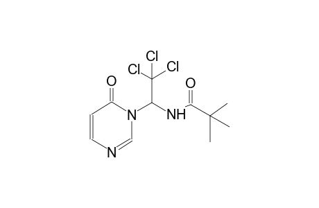 3-(1-pivaloylamido-2,2,2-trichloroethyl)-3,4-dihydropyrimidine-4-one