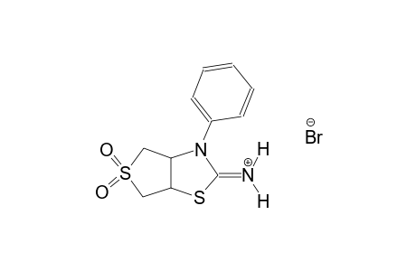 3-phenyltetrahydrothieno[3,4-d][1,3]thiazol-2(3H)-iminium 5,5-dioxide bromide
