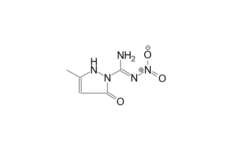 3H-pyrazol-3-one, 2-[(E)-amino(2,2-dioxido-2lambda~1~-diazanylidene)methyl]-1,2-dihydro-5-methyl-