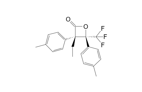 (3S,4S)-3-ethyl-3,4-di-p-tolyl-4-(trifluoromethyl)oxetan-2-one