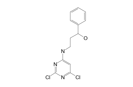 2,4-DICHLORO-6-(3'-HYDROXY-3'-PHENYL-PROPYLAMINO]-PYRIMIDINE