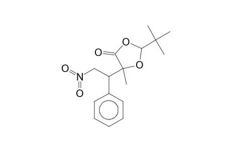 1,3-Dioxolan-4-one, 2-(1,1-dimethylethyl)-5-methyl-5-(2-nitro-1-phenylethyl)-, [2s-[2.alpha.,5.beta.(s*)]]-