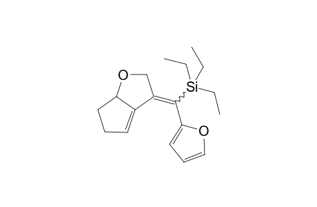 (E/Z)-((6,6a-Dihydro-2H-cyclopenta[b]furan-3(5H)-ylidene)(furan-2-yl)methyl)triethylsilane