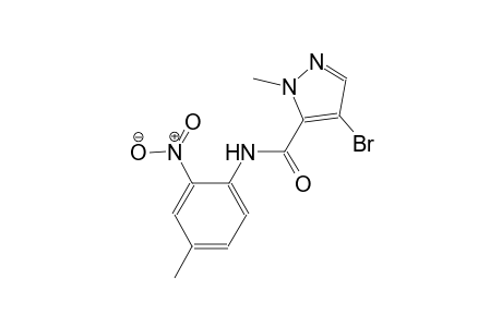 4-bromo-1-methyl-N-(4-methyl-2-nitrophenyl)-1H-pyrazole-5-carboxamide