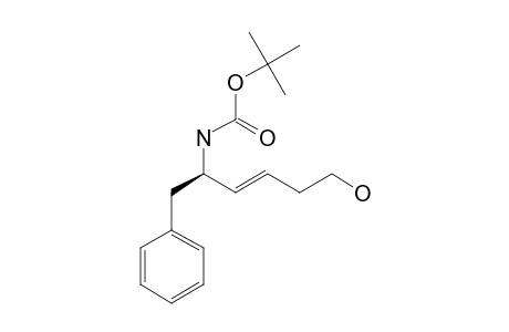 (S)-5-[(TERT.-BUTOXYCARBONYL)-AMINO]-6-PHENYL-(E)-3-HEXEN-1-OL
