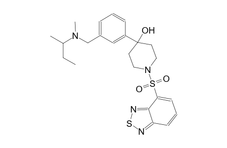 4-piperidinol, 1-(2,1,3-benzothiadiazol-4-ylsulfonyl)-4-[3-[[methyl(1-methylpropyl)amino]methyl]phenyl]-