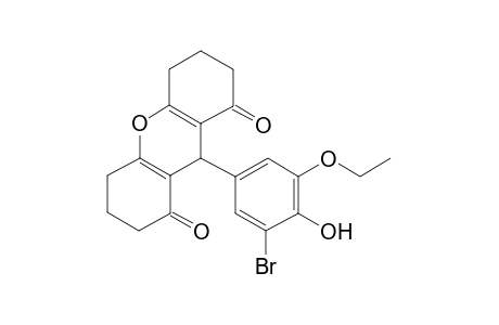 9-(3-Bromo-5-ethoxy-4-hydroxy-phenyl)-3,4,5,6,7,9-hexahydro-2H-xanthene-1,8-dione