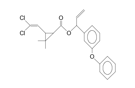 E-2-(2,2-Dichloro-ethenyl)-3,3-dimethyl-cyclopropylcarboxylic acid, 1-(3-phenoxy-phenyl)-prop-2-enyl ester