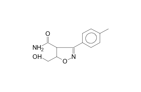3-(4-METHYLPHENYL)-4-CARBAMOYL-5-HYDROXYMETHYLISOXAZOLINE