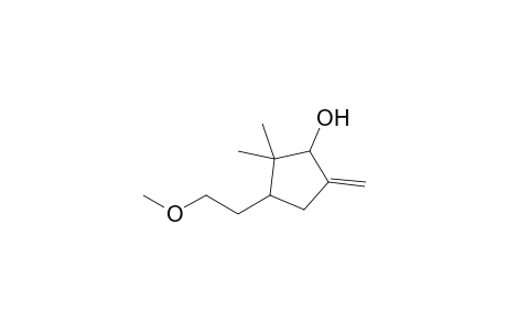 3-(2'-Methoxyethyl)-2,2-dimethyl-5-methylenecyclopentanol