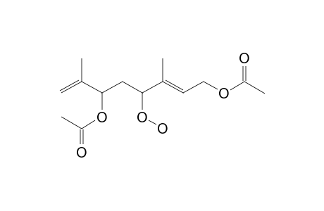 2(E)-4-HYDROPEROXY-3,7-DIMETHYL-OCTA-2,7-DIENE-1,6-DIYL-DIACETATE