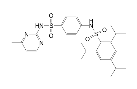 2,4,6-triisopropyl-N-(4-{[(4-methyl-2-pyrimidinyl)amino]sulfonyl}phenyl)benzenesulfonamide