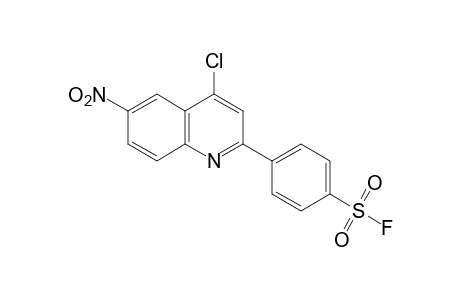 p-(4-chloro-6-nitro-2-quinolyl)benzenesulfonyl fluoride