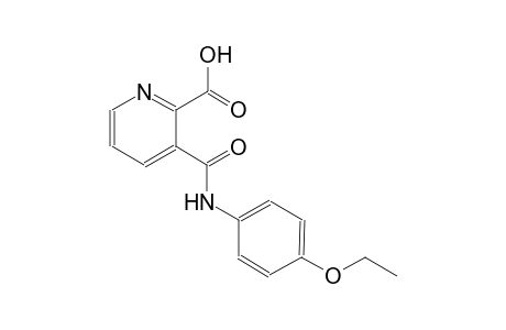 2-pyridinecarboxylic acid, 3-[[(4-ethoxyphenyl)amino]carbonyl]-