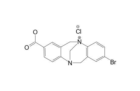 2-BROMO-8-CARBOXYL-6H,12H-5,11-METHANODIBENZO-[B,F]-[1,5]-DIAZOCINE-HYDROCHLORIDE