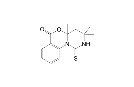 3,3,4a-trimethyl-1-thioxo-2,3,4,4a-tetrahydro-1H,6H-pyrimido[1,6-a][3,1]benzoxazin-6-one