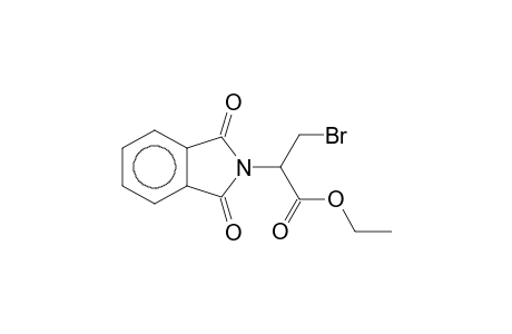 Propanoic acid, 3-bromo-2-(phthalimido)-, ethyl ester