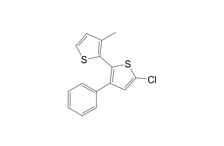 5-chloranyl-2-(3-methylthiophen-2-yl)-3-phenyl-thiophene