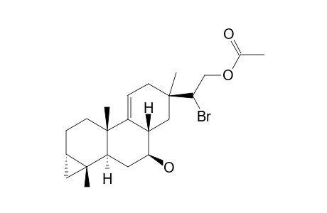 16-ACETOXY-15-BROMO-7-HYDROXY-9-(11)-PARGUERENE