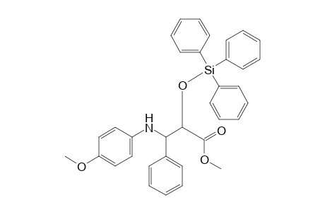 Methyl 3-[N-(4-Methoxyphenylamino)]-3-phenyl-2-triphenylsiloxypropionate