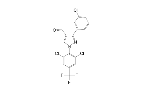 1-(2,6-DICHLORO-4-TRIFLUOROMETHYL)-3-(3-CHLOROPHENYL)-1H-PYRAZOLE-4-CARBALDEHYDE