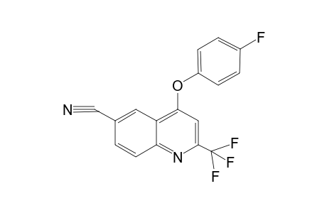 Quinoline-6-carbonitrile, 2-trifluoromethyl-4-(4-fluorophenoxy)-