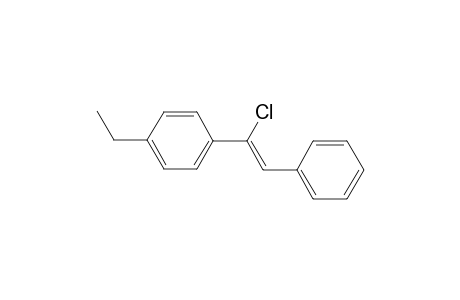(Z)-1-(1-chloro-2-phenylvinyl)-4-ethylbenzene