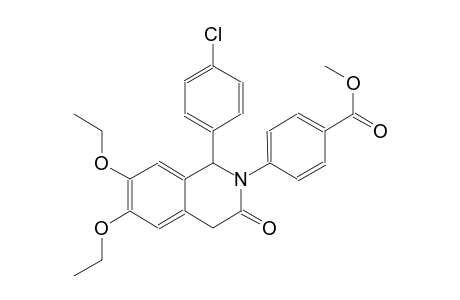 methyl 4-(1-(4-chlorophenyl)-6,7-diethoxy-3-oxo-3,4-dihydro-2(1H)-isoquinolinyl)benzoate
