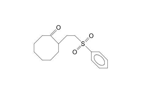 2-B-Phenylsulfonylethyl-cyclooctanone