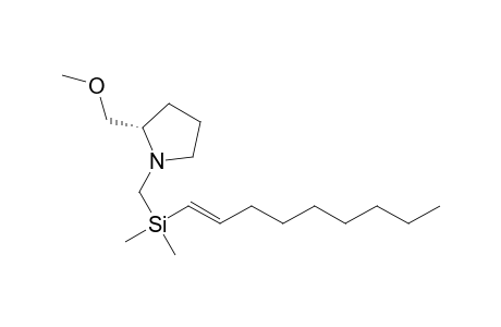 Pyrrolidine, 1-[(dimethyl-1-nonenylsilyl)methyl]-2-(methoxymethyl)-, [S-(E)]-
