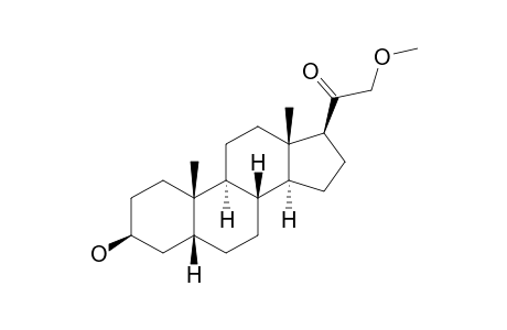 3.beta.-Hydroxy-21-methoxy-5.beta.-pregnan-20-one