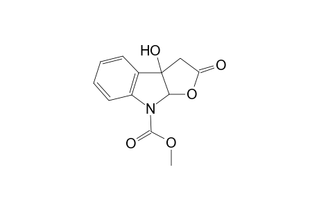 Methyl(3a-hydroxy-2-oxo-2,3,3a,8a-tetrahydro-8H-furo[2,3-b]indole)-8-carboxylate