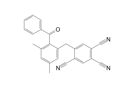 1-(2-Benzoyl-3,5-dimethylbenzyl)-2,4,5-tricyanobenzene