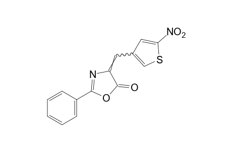 4-(5-nitro-3-thenylidene)-2-phenyl-2-oxazolin-5-one