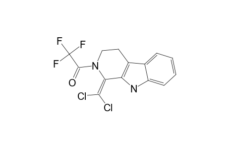 1-DICHLOROMETHYLENE-2-TRIFLUOROACETYL-1,2,3,4-TETRAHYDRO-9H-PYRIDO-[3,4-B]-INDOLE