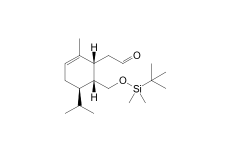 2-[(1R,5R,6R)-6-[[tert-butyl(dimethyl)silyl]oxymethyl]-2-methyl-5-propan-2-yl-1-cyclohex-2-enyl]acetaldehyde