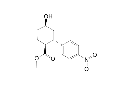 (1S,2S,4R)-4-hydroxy-2-(4-nitrophenyl)-1-cyclohexanecarboxylic acid methyl ester