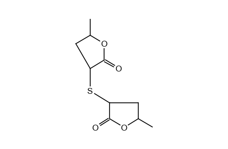 2,2'-THIOBIS[4-HYDROXYVALERIC ACID], DI-gamma-LACTONE