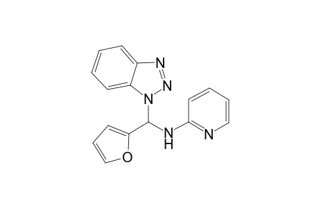 Methanamine, 1-(1-benzotriazolyl)-1-(2-furyl)-N-(2-pyridyl)-