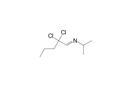 2-Propanamine, N-(2,2-dichloropentylidene)-