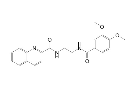 2-quinolinecarboxamide, N-[2-[(3,4-dimethoxybenzoyl)amino]ethyl]-