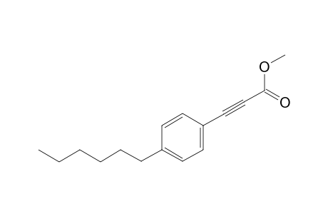 methyl 3-(4-hexylphenyl)prop-2-ynoate