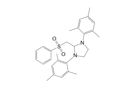 1,3-bis(2',4',6'-Trimethylphenyl)-2-[(phenylsulfonyl)methyl]imidazolidine