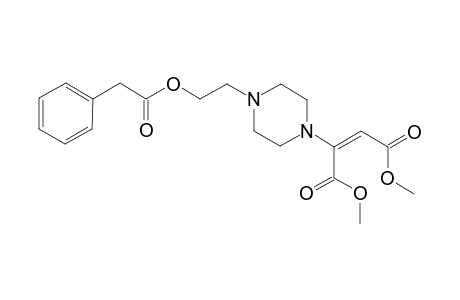 1-[(E)-1,2-(Dimethoxycarbonyl)ethen-1-yl]-4-[2-(2-phenylacetoyloxy)eth-1-yl]piperazine