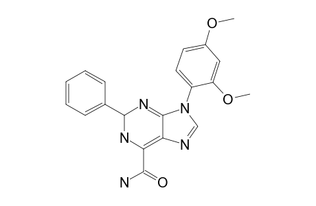 9-(2,4-dimethoxyphenyl)-2-phenyl-1,2-dihydropurine-6-carboxamide
