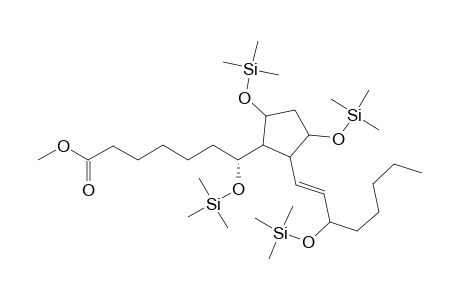 .alpha.-6-(trimethylsiloxy)-7-(2-(3-(trimethylsiloxy)-octa-1(E)-enyl)-3,5-di(trimethylsiloxy)cyclopentyl)heptanoic acid methyl ester